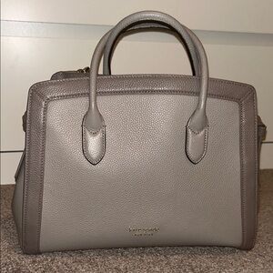 Kate Spade Gray Leather Handbag